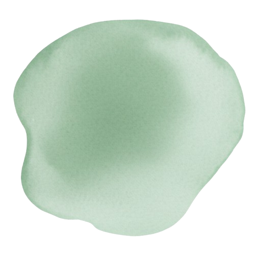 Sage watercolor shape